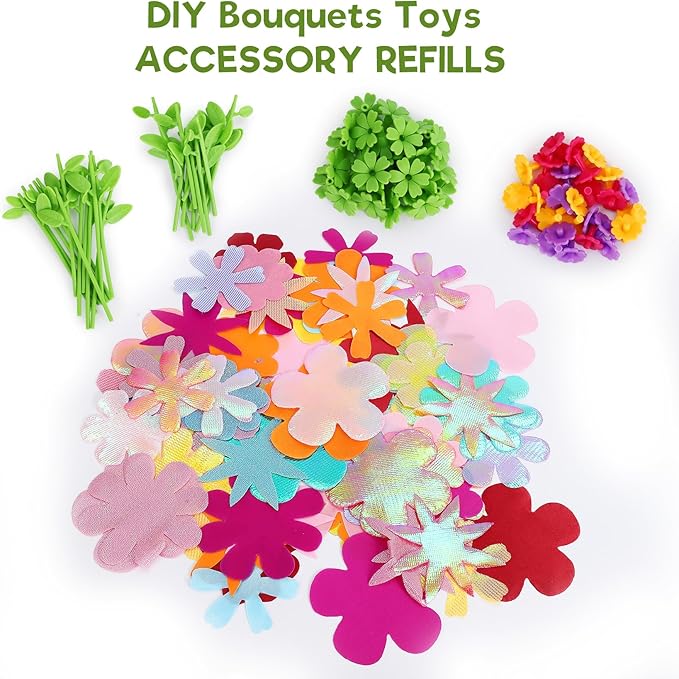 REFTTENW Accessories Refills for Flower Bouquets Toys (Accessories Pack)