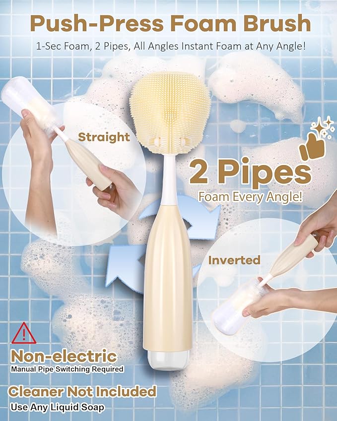 XANGNIER Water Bottle Cleaner Brush Set