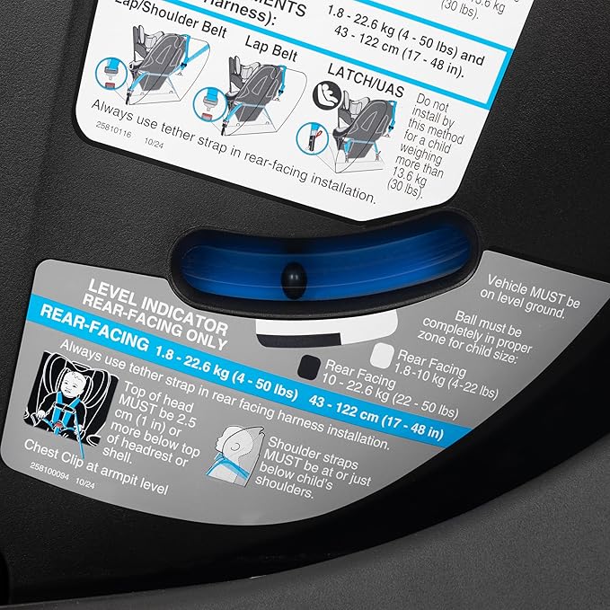 Evenflo Gold Revolve360 Extend All-in-One Rotational Car Seat with SensorSafe (Moonstone Gray)