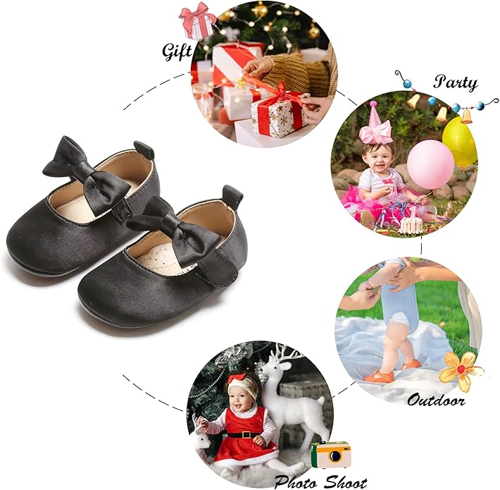 Soft Sole Baby Shoes - Infant Baby Walking Shoes Moccasins Rubber Sole Crib Shoes