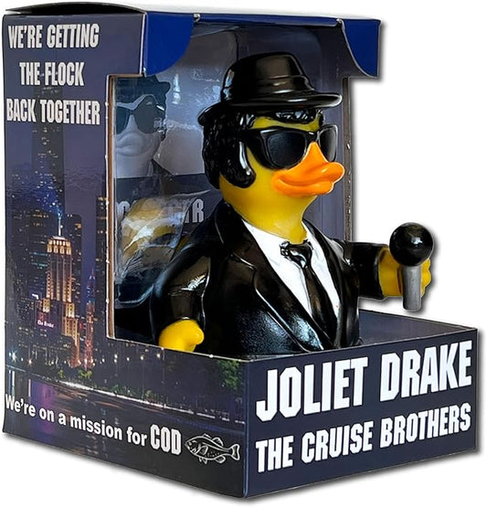 CelebriDucks - Joliet Drake - The Cruise Brothers - Floating Rubber Ducks - Collectible Bath Toy Gift for Kids & Adults of All Ages