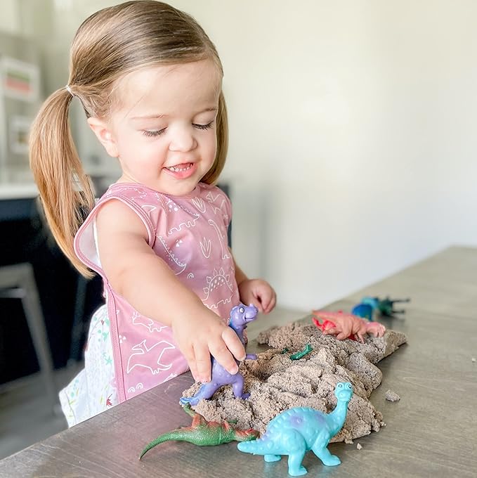BapronBaby Animal Prints Bapron - No Neck Tie Safer Bib - Baby & Toddler - Soft Waterproof - PVC, BPA & Phthalate Free - 6m+