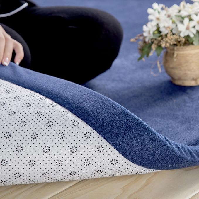 V-mix Handmade Weaving Plush Foam Play Mat for Baby, Toddler, Children - Yoga & Exercise Mat, Cushy-Soft & Thick Hypoallergenic, Non-Toxic, Reversible