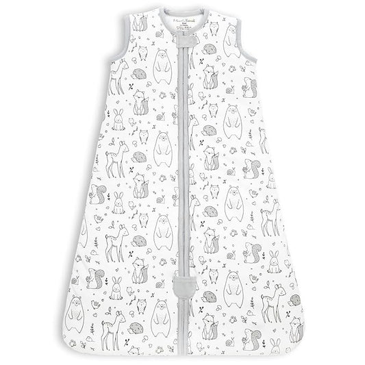 Mama Cheetah Baby Sleep Sack 2.5 TOG, Winter Baby Sleeping Bag with 2-Way Zipper, Organic Cotton Swaddle Transition Wearable Blanket for Boy Girl Infant Toddler, 24-48 Months, 1-Pack