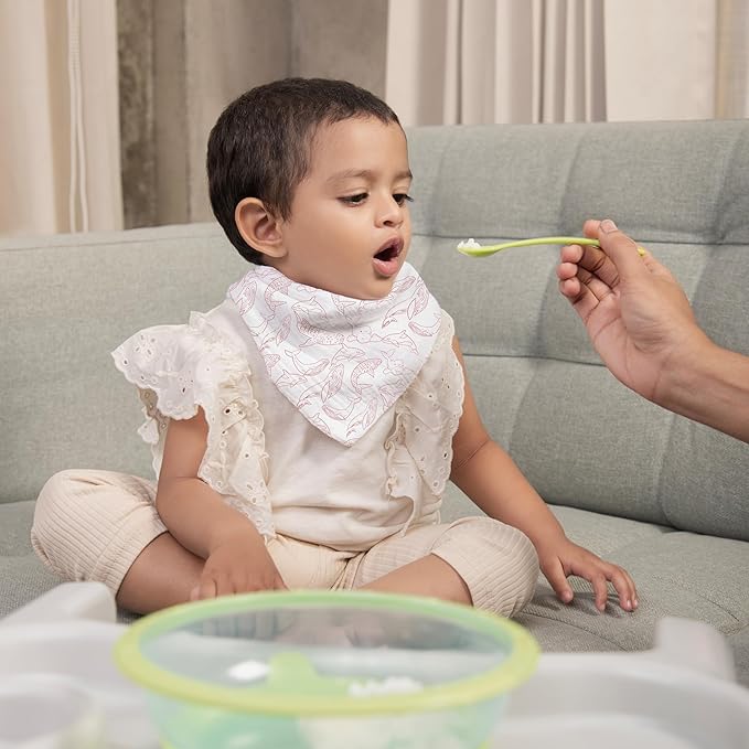 Muslin Baby bibs for drooling and teething, 100% cotton, Bibs for baby girl, Muslin bibs for boys (8 Pack)