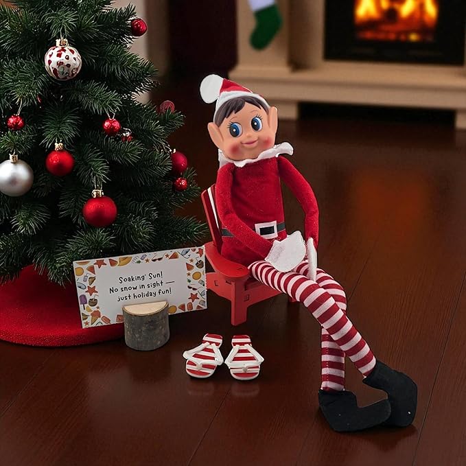 2025 Christmas Activity Elf Kit 24 Days Magical Kit Christmas Traditions Elf Activities 125+ Props and Accessories Fun Toys for Kids Magical Countdown to Christmas Decorations