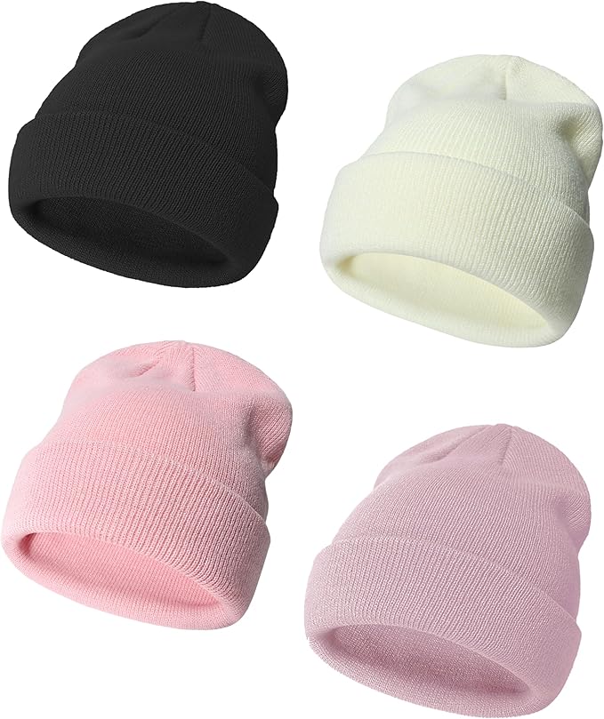 ENBAOHUI Baby Beanie Hat Newborn Winter Warm Knit Hat Kids Soft Beanie Cap Boys Girls Winter Warm Knit Hat