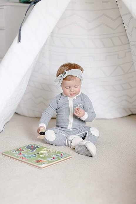 Warm Baby Booties Cozy Baby Slippers Stay on with Non Slid Sole with grippers for Newborns and Infants