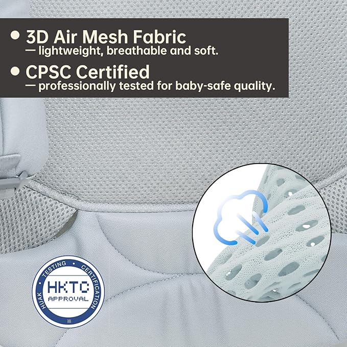 Baby Carrier for Newborns to Toddlers, Adjustable, Ultra-Soft and Weightless, Ergonomic Baby Carrier with Head Support, Baby Travel Gear, Baby Essentials (Blue)