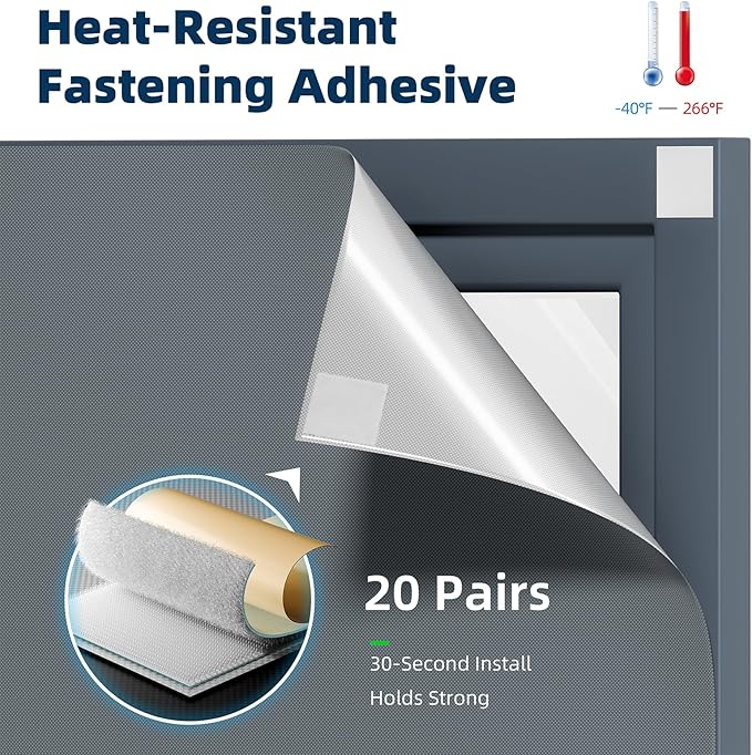 NIGHTON Portable Blackout Curtains 71"×57" Strong Hook and Loop Tape Strips with Adhesive,Blackout Shades That can be Cut,100% Blackout Material Window Blinds for Baby Nursery or Travel Use-GrayⅠ