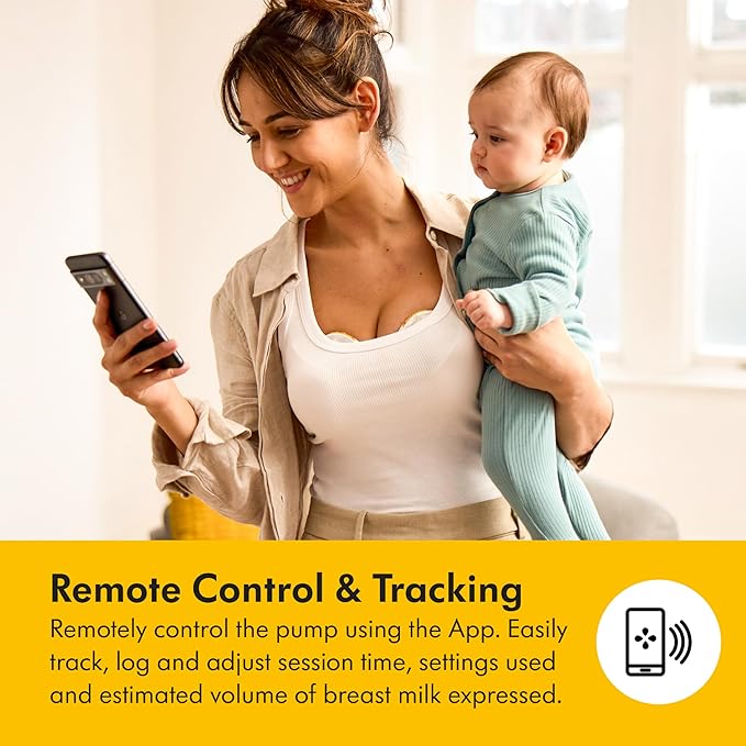 Medela Magic InBra Hands-Free Wearable Breast Pump with Fluidfeel Technology, App Connectivity and Advanced Sensor Control, Ultra-Slim, Ultra-Lightweight, Silent, Hospital-Grade