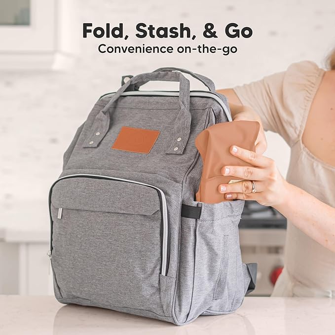 3-Pack Waterproof Baby Bibs for Eating - Lightweight Toddler Feeding Bibs with Large Food Catcher, Mess Proof, Food-Grade Baby Eating Essentials, Easy to Put On & Clean (Mellow)