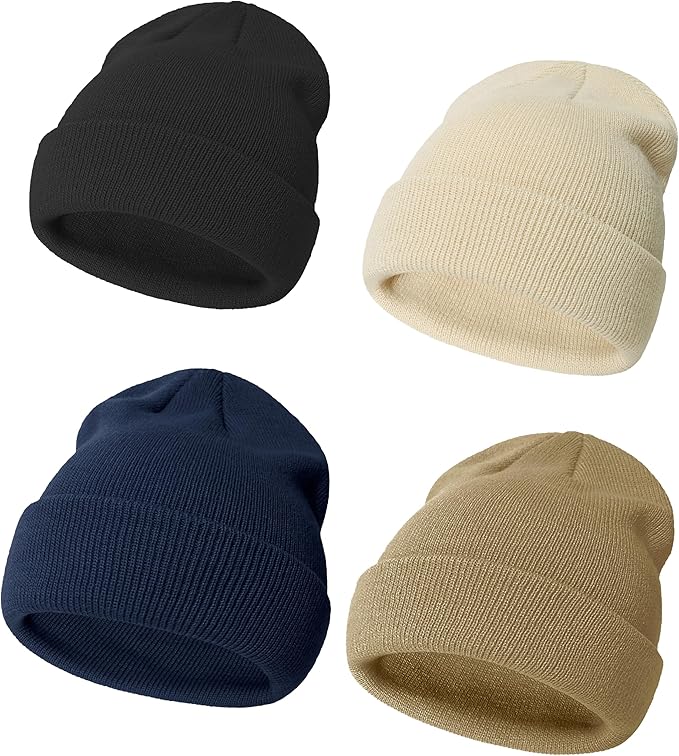 ENBAOHUI Baby Beanie Hat Newborn Winter Warm Knit Hat Kids Soft Beanie Cap Boys Girls Winter Warm Knit Hat