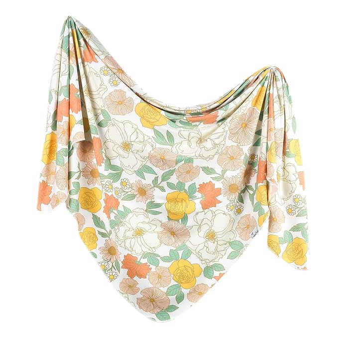 Copper Pearl Baby Swaddle Blanket - Premium Knit Baby Blanket, Large Soft Stretchy Receiving Blankets for Baby Boy and Girl, Swaddles for Newborn, Infant, and Toddler (Rose)