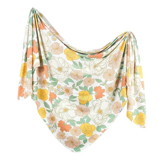 Copper Pearl Baby Swaddle Blanket - Premium Knit Baby Blanket, Large Soft Stretchy Receiving Blankets for Baby Boy and Girl, Swaddles for Newborn, Infant, and Toddler (Rose)