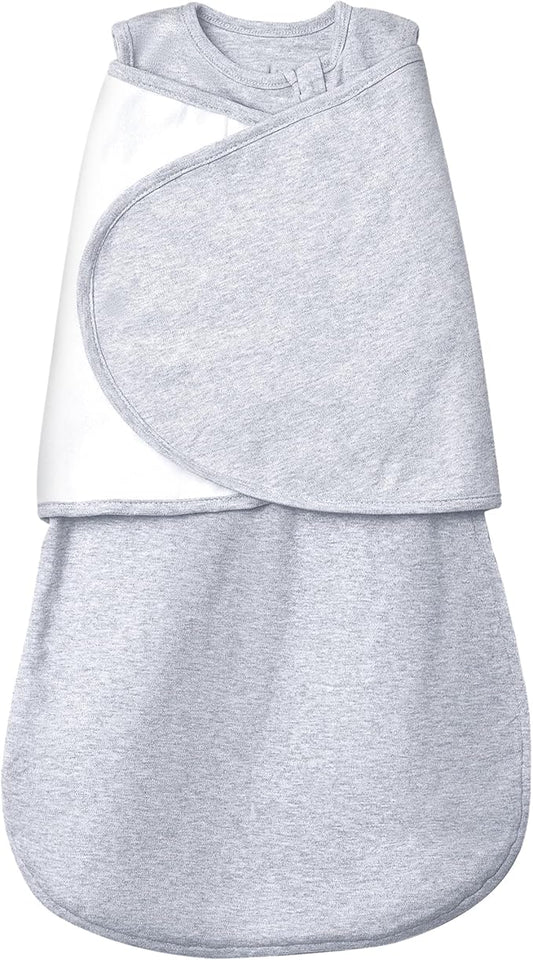 Baby Sleep Sack Swaddle,Swaddles 3-6 Months,3-Way Adjustable Wearable Transition Blanket Boy And Girl,100% Cotton,TOG 1.0(Grey)