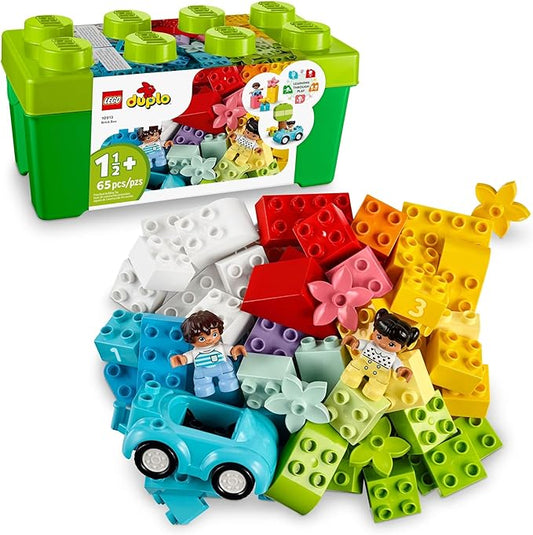 LEGO DUPLO Classic Brick Box Building Blocks - Stacking Toys for Toddlers, Ages 1.5+ Years - Learning & Educational Toys for Preschool - Develop Fine Motor Skills - Gift for Christmas - 10913
