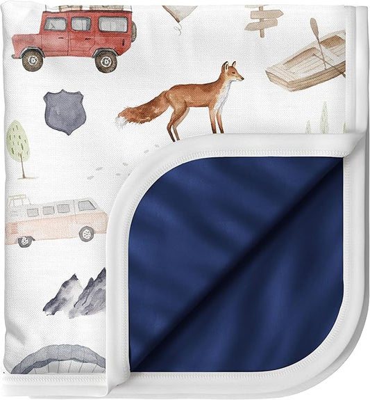 Pobi Baby Premium Baby Blanket, Soft Stretchy Quilt for Babies, Toddlers, Kids (Explore)