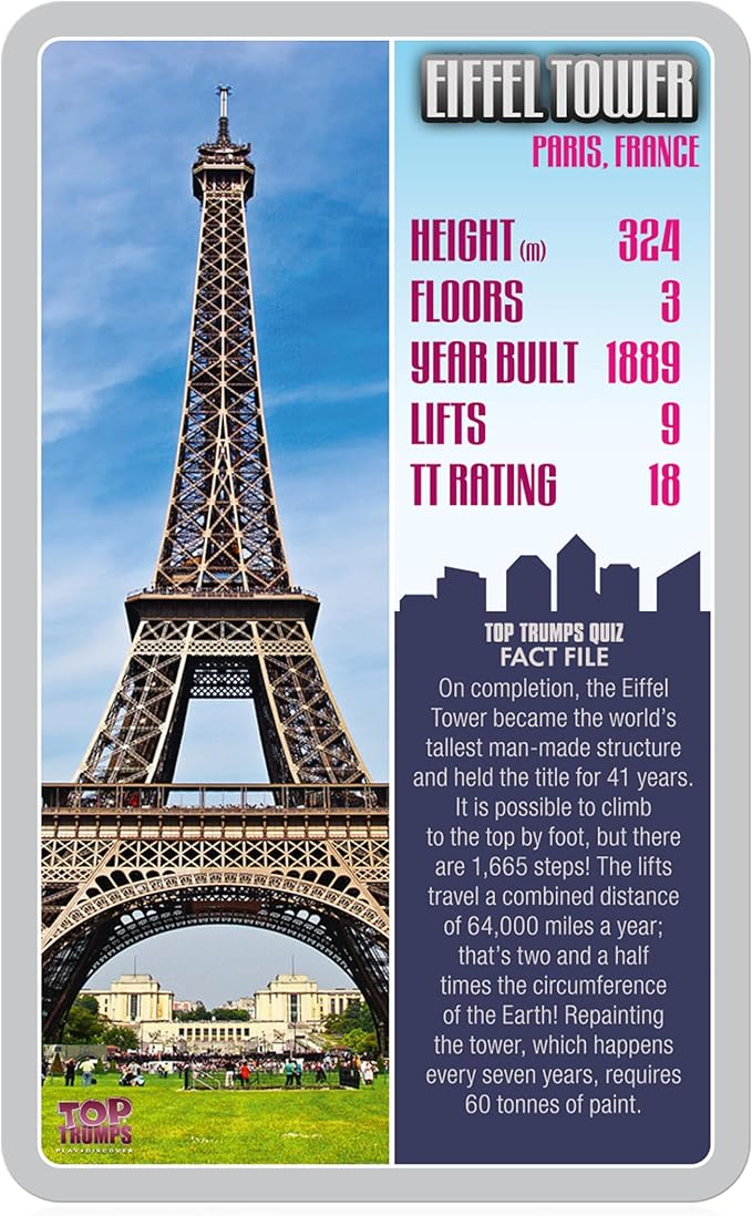 Skyscrapers Top Trumps Card Game