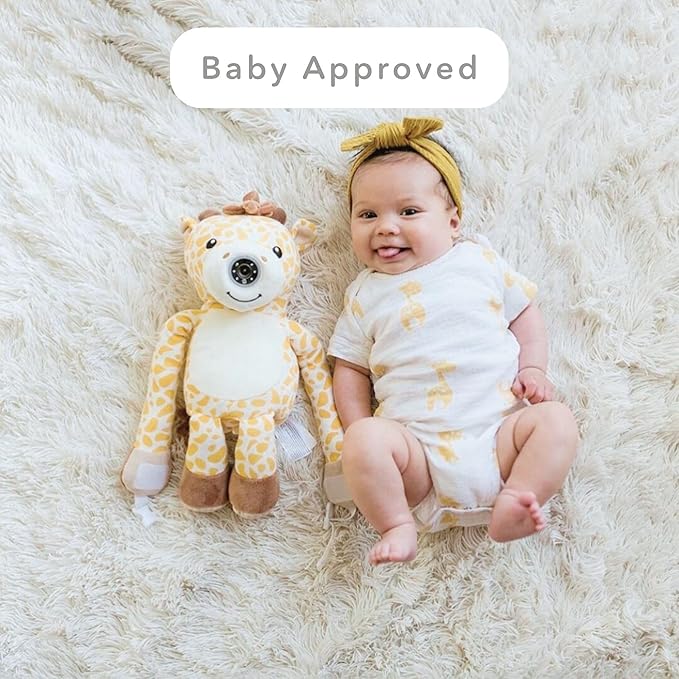 zooby Car Baby Monitor Helps Reduce Distracted Driving! Our Cuddly Plush Monitor That Babies Love Serves as a Soothing Companion for Baby so You Can Drive with Complete Peace of Mind - Jordan Giraffe