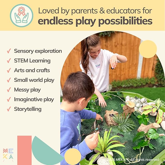 MEKA Tuff Tray Set for Sensory Play