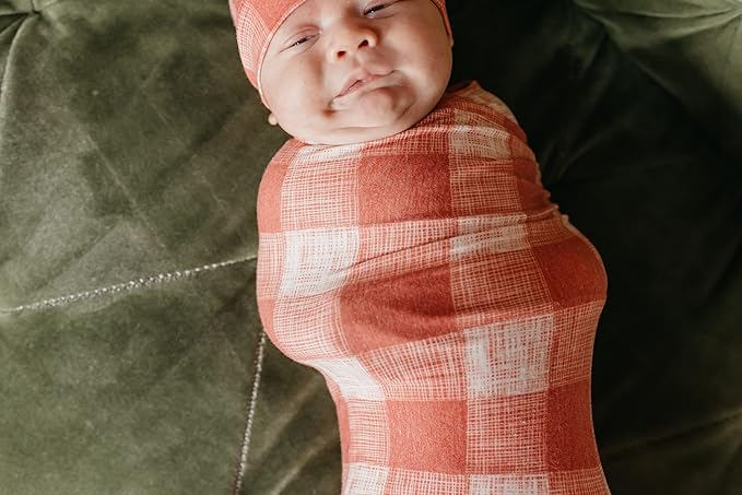 Copper Pearl Large Premium Knit Baby Swaddle Receiving Blanket Ralphie