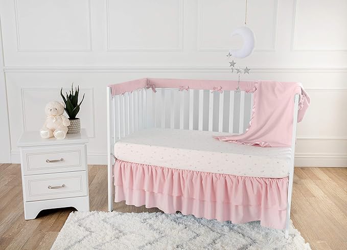 American Baby Company Fleece Blanket with Silk-Like Satin Trim, Soft, Warm & Cozy, Pink, 30" x 40" for Boys and Girls, Perfect for Baby Carrier, Stroller, Travel and Gifting