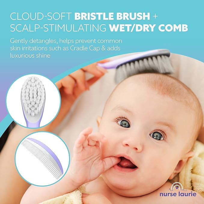 Store Baby Grooming Kit - Newborn Girl & Boy Infant Care - First Aid, Bath, Cradle Cap, Hygiene, Hair, Nail, Safety & Healthcare Essentials - Designed by a Pediatric Nurse & Mom