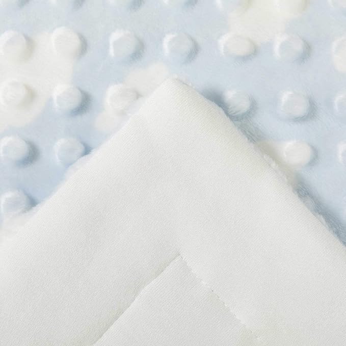 Ultra-Soft Baby Blanket - Lightweight & Breathable, Neutral Newborn Designs, Cloud Baby Crib, Infant, Toddler - 47"x47" Large