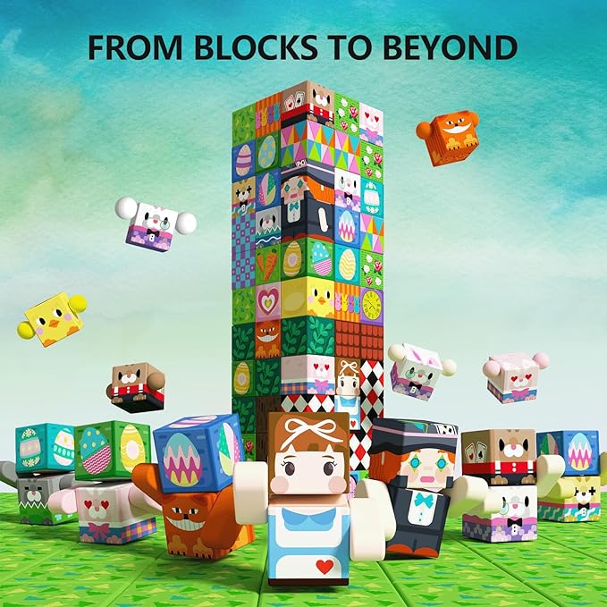 GobiDex 100PCS Magnetic Blocks Building Toys for 3+ Years Old Girls Boys, Game-Based Build MagWonder with Sensory Construction Set, Birthday Gifts for Kids（1inch）