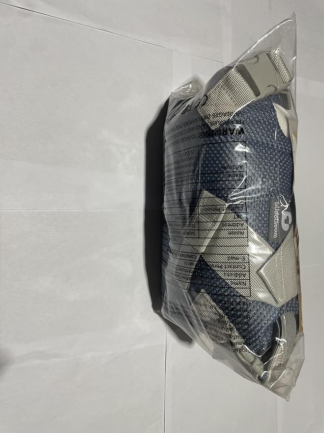 IULONEE Baby Carriers from Newborn with Detachable Bibs Ergonomic Portable Baby Front & Back Backpack Carry Adjustable Toddlers Carrier for Infant Within 33lbs Sky Blue