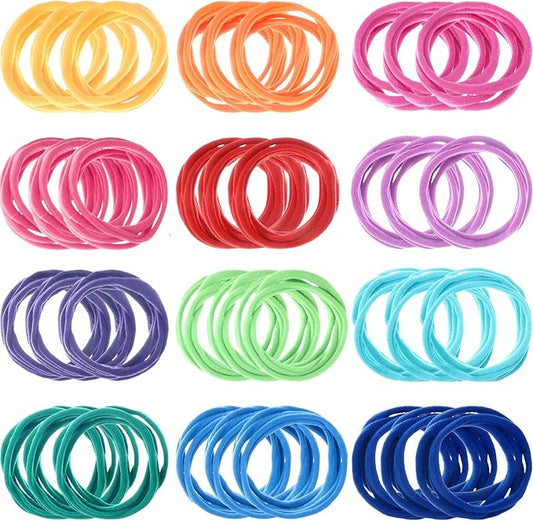 12 Colors Potholder Weaving Loom Loops Bulk Weaving Craft Loops with Multiple Colors for DIY Crafts Supplies Compatible with 7 Inch Weaving Loom(288 Pieces)