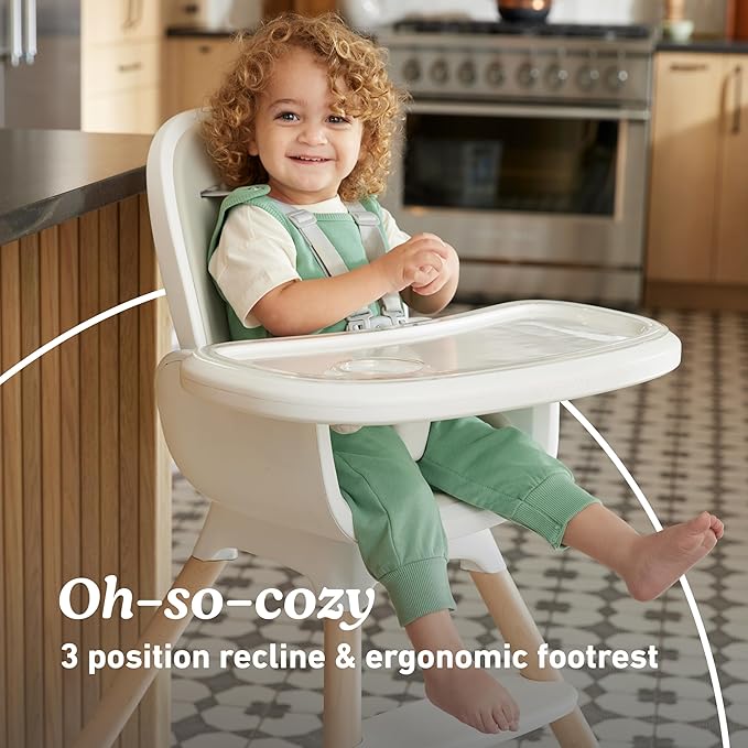 Graco Table2Table Lux Highchair, 6 Growing Stages from Infant High Chair to Big Kid Chair and Table, Rhodes