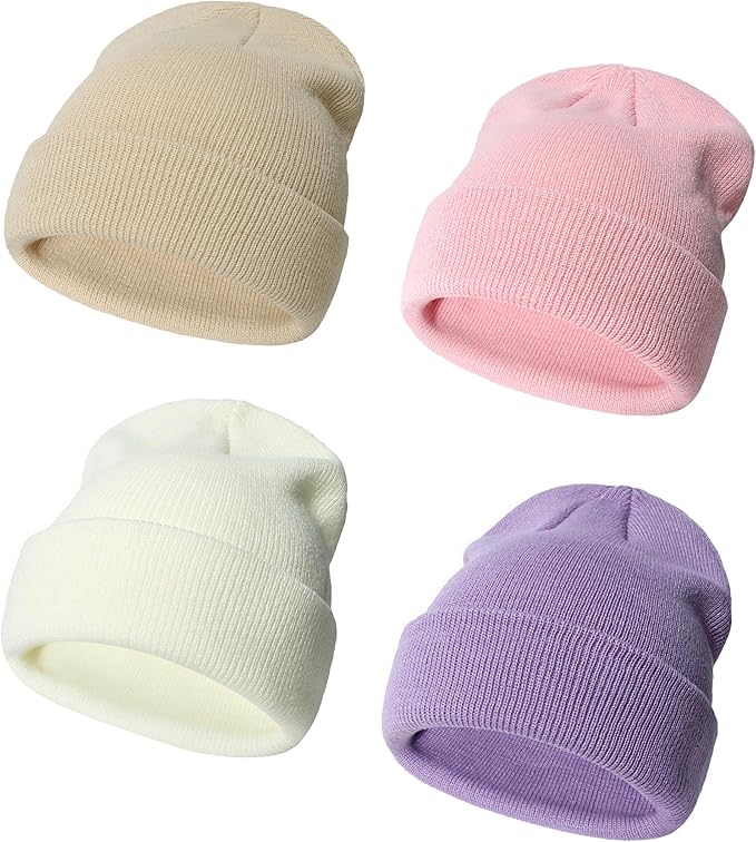 ENBAOHUI Baby Beanie Hat Newborn Winter Warm Knit Hat Kids Soft Beanie Cap Boys Girls Winter Warm Knit Hat