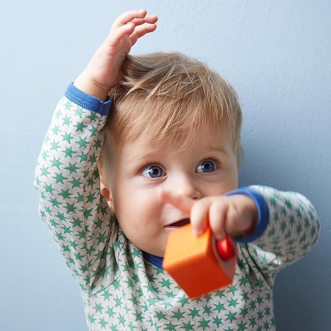 HABA Fun with Sounds Wooden Discovery Blocks for Toddlers with Acoustic Sounds, Toddler Toys for Preschool Learning Activities, (Made in Germany)