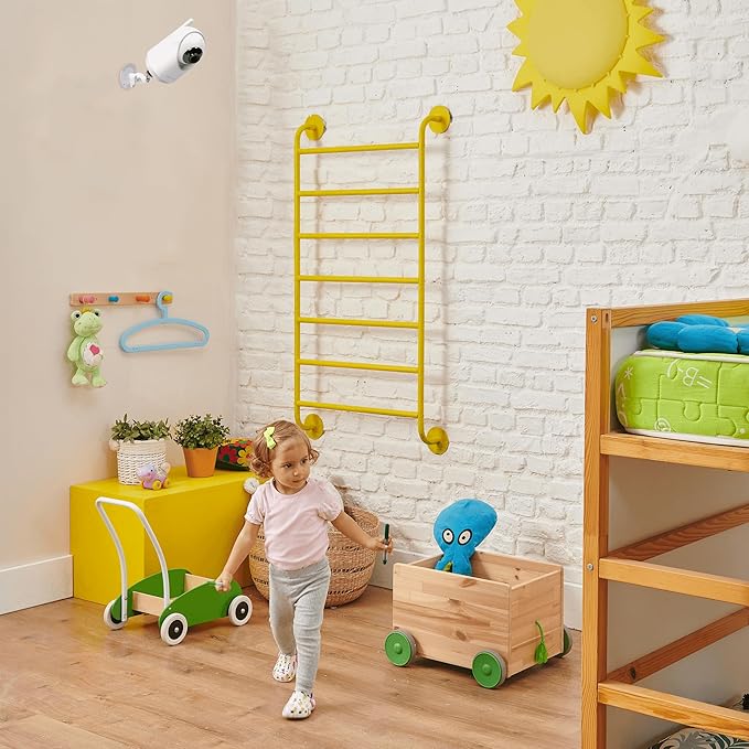 bonoch Adjustable Baby Monitor Wall Mount, Compatible Baby Camera Adjustable Metal Holder Stand (Not for Monitor, Cam Not Include)