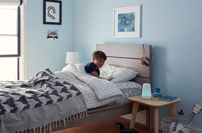 Hatch Rest+ 1st Gen Baby Sound Machine, Night Light, Time-to-Rise Plus Audio Monitor, White Noise Soother, Toddler Sleep Trainer, Kids Alarm Clock, Nightlight