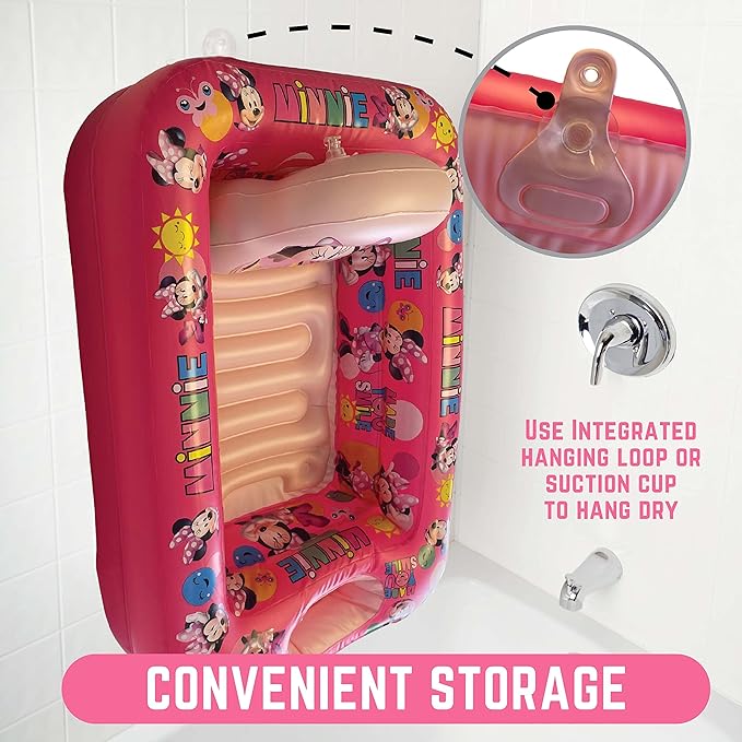 Disney Minnie Mouse 100% Fabulous Inflatable Tub - Baby Bathtub