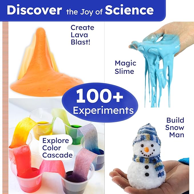 Butterfly EduFields 100+ Science Kits for Kids Age 4-8 | Science Kit Gifts for 6 Year Old Boys & Girls | Science Experiments for Kids 6-8 | Science Kits Age 4-8 | Cool 7 Year Old Gifts