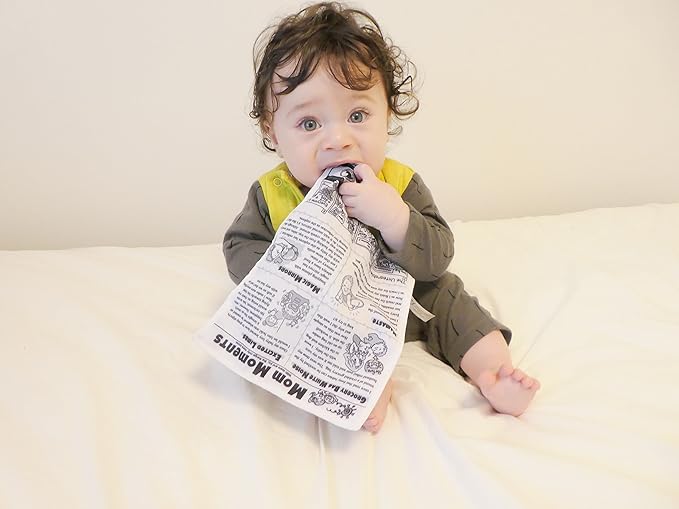 People Brain Builders: Baby Newspaper - Crinkly Baby Toy