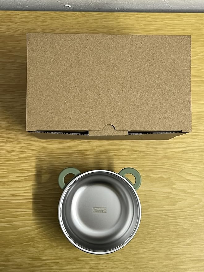 Baby Suction Bowls with Lids 4-Pack, 2-in-1 Stainless Steel 304 Toddler Bowl & Removable Silicone Suction Kids Bowl Plate Set Non Toxic Snack Dishes for Self-Feeding, Sunrise Meadow