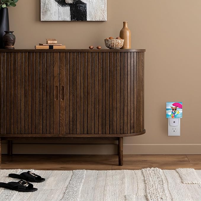 Night Light With Dusk to Dawn Sensor - Funny Dog Design for Kids, Girls, Boys, Women, Men - Room Decor for Hallway, Kitchen, Bathroom, Nursery, Stairs