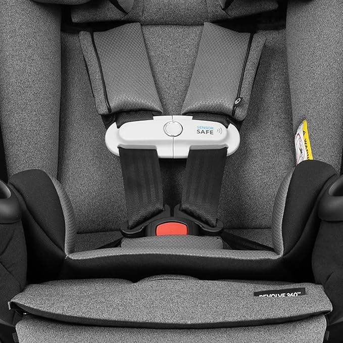 Evenflo Gold Revolve360 Extend All-in-One Rotational Car Seat with SensorSafe (Moonstone Gray)