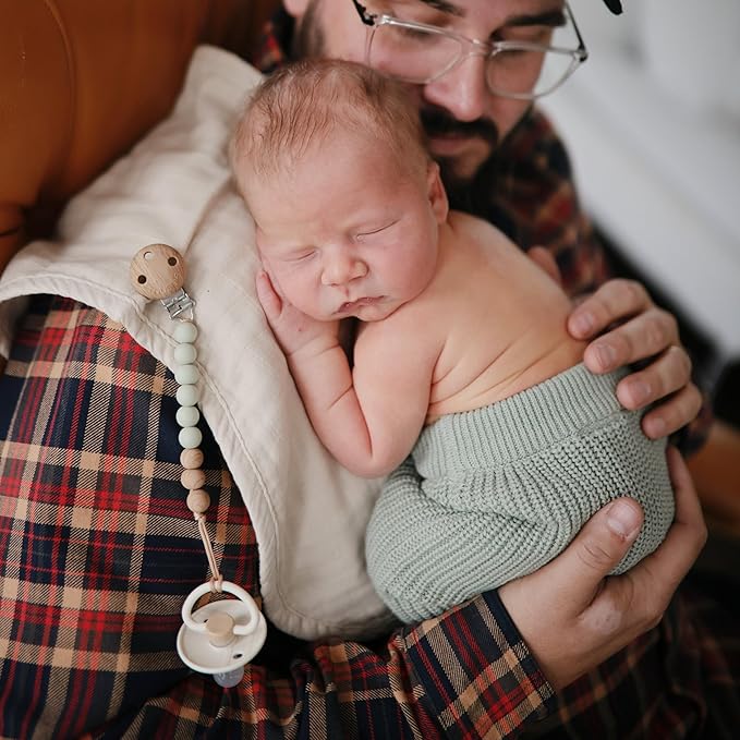 mushie Muslin Baby Burp Cloths | 100% Organic Cotton, Set of 2 (Retro Check/Fog)