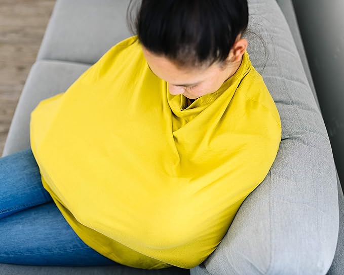 Copper Pearl Multi-Use Cover: Car Seat Covers, Nursing Cover, and Stroller Cover for Sun - Stretchy Fabric, All-Season Use, Stylish Designs, Easy Access for Moms - Squirt