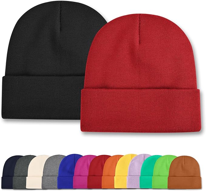 ZOORON Toddler Beanie Baby Beanies for Boys Girls Kids Winter Hats Children Knit Warm Caps 0-12years