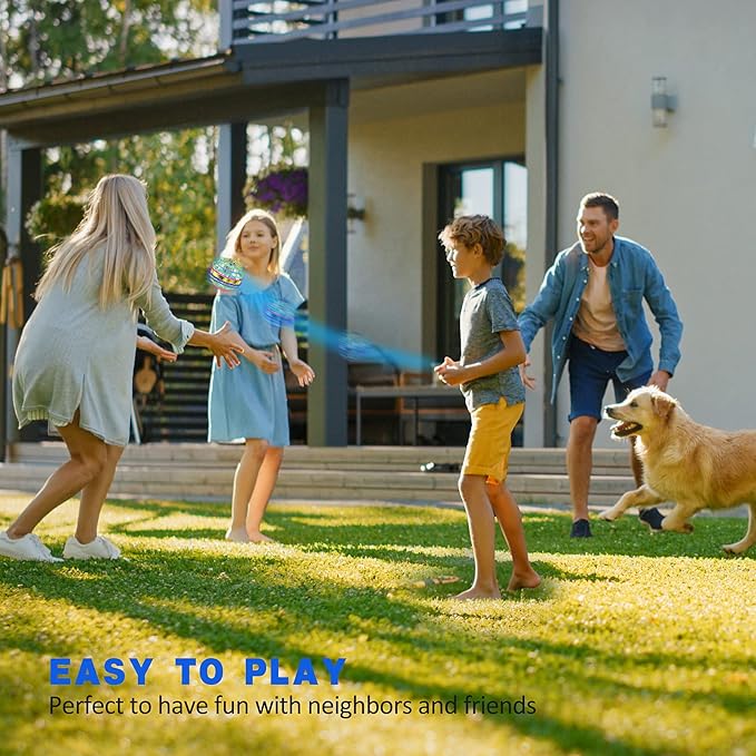 2025 Flying Orb Ball Toy,Cosmic Globe Boomerang Hover Ball Galactic Fidget Spinner, Hand Drone Orbit, Cool Toys Gift for 6 7 8 9 10+ Year Old Boys Girls Teens Outdoor Toys(Golden)