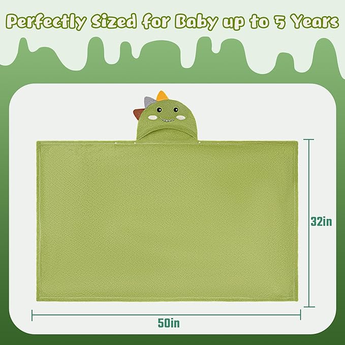 Toddler Bath Towel Hooded Kids Towels Baby Bath Towels for Boy Girl 0-5 Year, 2-Pack Thick Absorbent Toddler Towels with Hood Kids Bath Towel, Large 50''x32'' Baby Hooded Towel for Kids