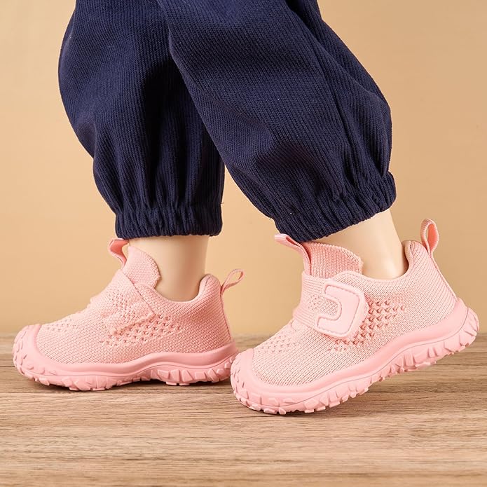 Newsonet Baby Shoes Boys Girls First Walking Breathable Non Slip Walker Sneakers Soft Sole 6 9 12 18 20 24 Months