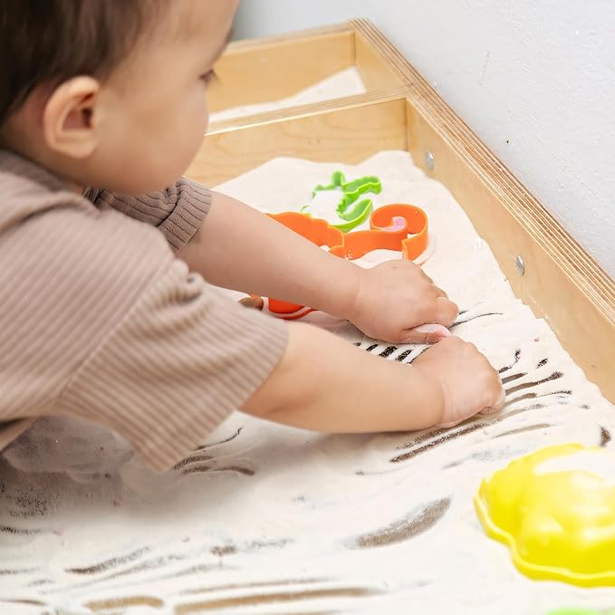 Sandtastik Sparkling White Play Sand, 200 lb (90 kg) - Fill Sandboxes, Sand Trays, Sensory Tables, Water Tables! Scoop, Mold & Pour This Premium Non-Toxic Sand